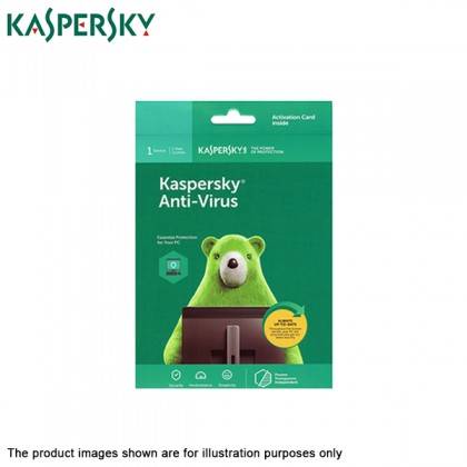 Kaspersky AntiVirus 2019 - 1 Year Subscription For 1 Computer Kaspersky AntiVirus 2019 - 1 Year Subscription For 1 Computer